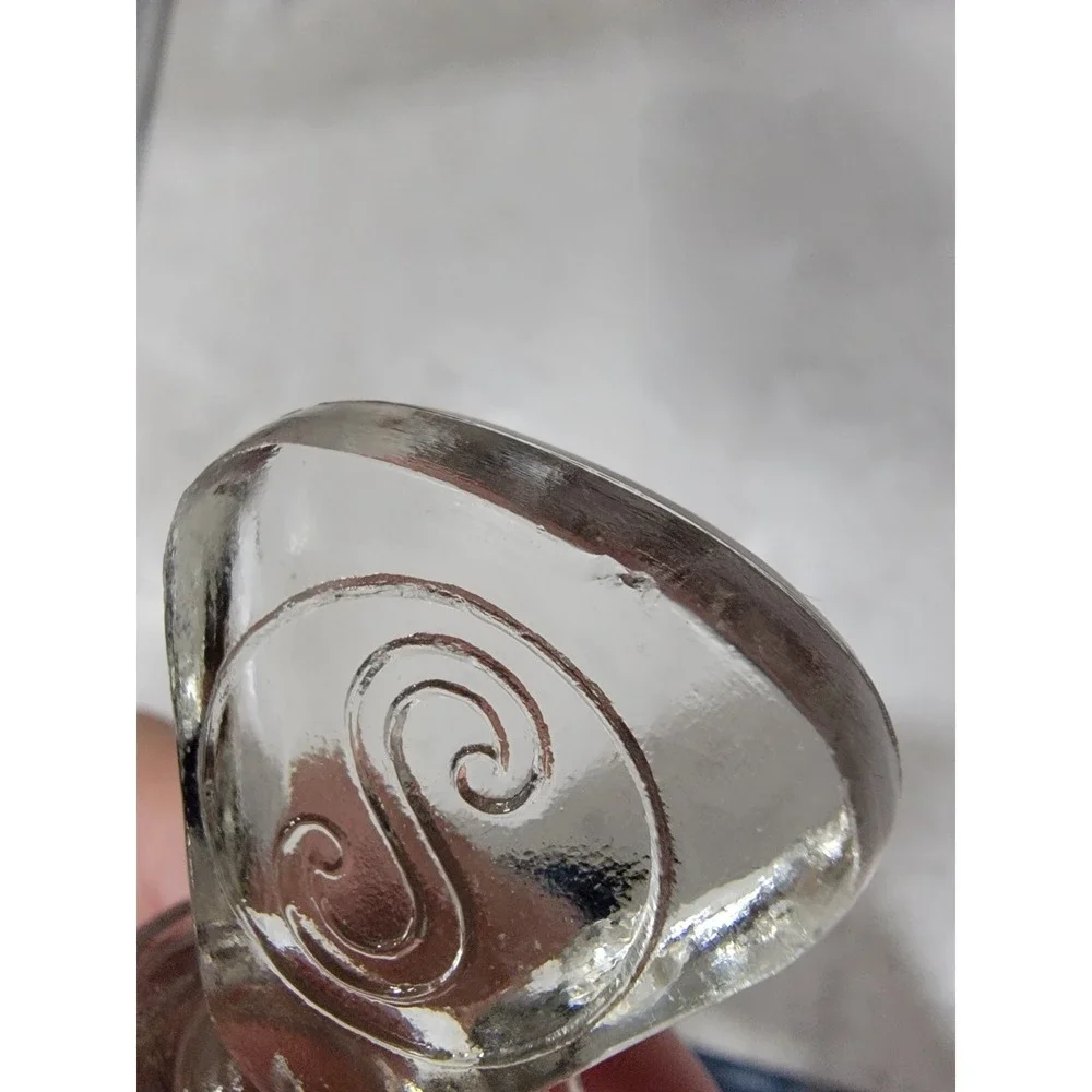 Stearns Fine Perfumes Empty Bottle Iridescent White Rose C1890s